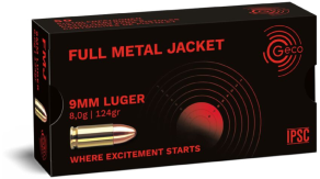 GECO 9mm 124gr 1000 Schuss Packung